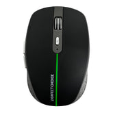 Mouse Inalámbrico Recargable Perfect Choice Orion - Iluminación RGB Personalizable - Alta Precisión