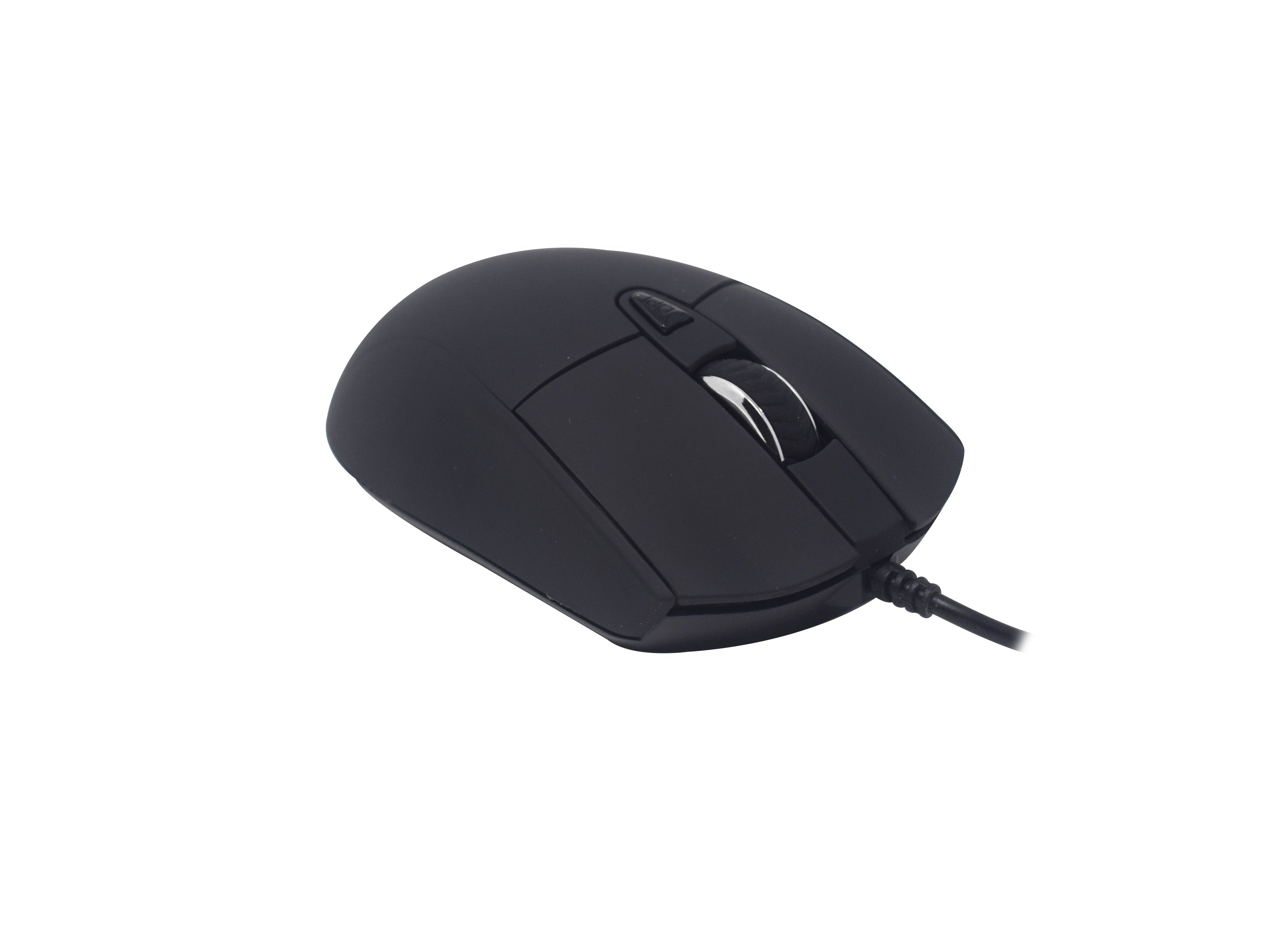 Mouse Naceb Technology NA-0115N, Negro, 6 botones, Alámbrico, Óptico, 800 - 2400 DPI