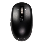 Mouse Inalámbrico Slim Naceb NA-0131N Negro | Perfil Delgado y Elegante | Portabilidad y Diseño Moderno