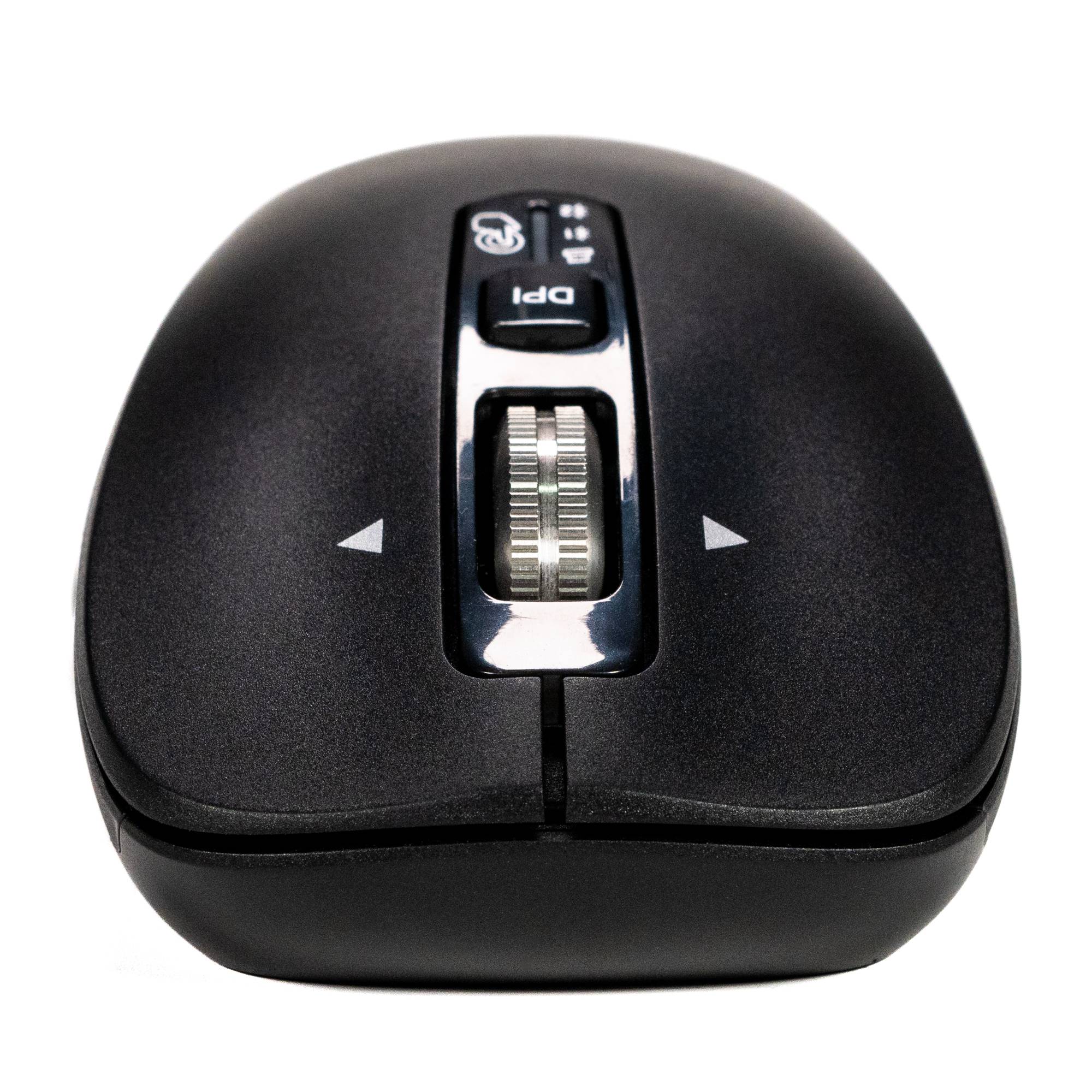 Mouse Inalámbrico Naceb NA-0132 | Diseño Ambidiestro Ergonómico | Uso Cómodo para Zurdos y Diestros
