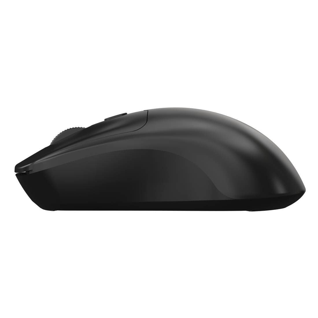 Mouse Inalámbrico Recargable Stylos STPMOI7B Negro - Sensor 1,600 DPI con Conexión Nano 2.4Ghz - Batería de Larga Duración - Precisión Práctica