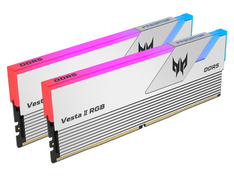 Memoria Ddr5 Predator Vesta Ii 64Gb 2X32 6000Mhz Cl32 Plata BL.9BWWR.382 Memoria Ddr5 Predator Vesta Ii 64Gb 2X32 6000Mhz Cl32 Plata BL.9BWWR.382