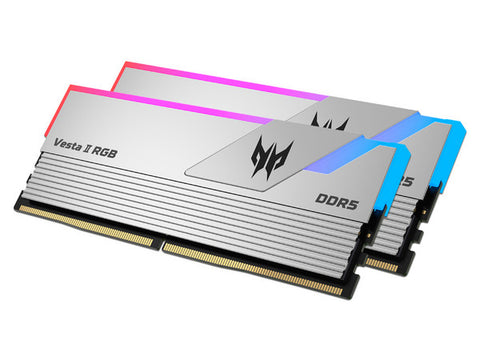 Memoria Ddr5 Predator Vesta Ii 64Gb 2X32 6000Mhz Cl32 Plata BL.9BWWR.382 Memoria Ddr5 Predator Vesta Ii 64Gb 2X32 6000Mhz Cl32 Plata BL.9BWWR.382