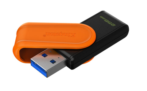Memoria Flash Kingston Dtxs 256Gb Gen 1 3.2 Negro-Naranja (DTXS/256GB) Memoria Flash Kingston Dtxs 256Gb Gen 1 3.2 Negro-Naranja (DTXS/256GB)