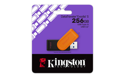 Memoria Flash Kingston Dtxs 256Gb Gen 1 3.2 Negro-Naranja (DTXS/256GB) Memoria Flash Kingston Dtxs 256Gb Gen 1 3.2 Negro-Naranja (DTXS/256GB)