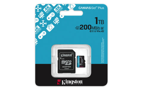 Memoria Micro Sdxc Kingston 1Tb Canvas Go Plus Gen4 V30 (SDCG4/1TB) Memoria Micro Sdxc Kingston 1Tb Canvas Go Plus Gen4 V30 (SDCG4/1TB)