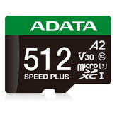 Memoria Microsdxc Adata 512Gb U3 V30S Speed Plus (Ud512Gui3V30A2Sp-Ra1)