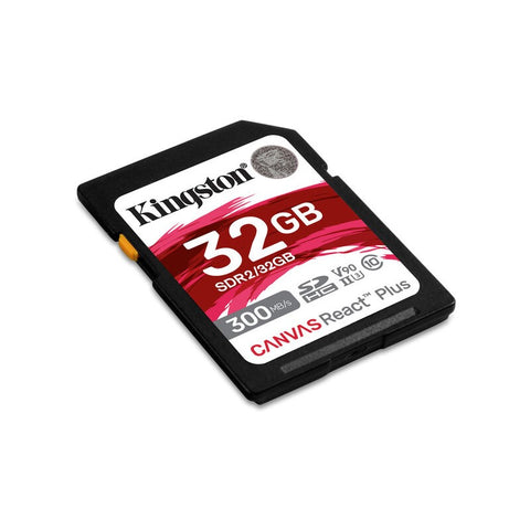 Memoria Sd Kingston Sdhc Canvas React Plus 300R Uhs-Ii V90(Sdr2/32Gb) Memoria Sd Kingston Sdhc Canvas React Plus 300R Uhs-Ii V90(Sdr2/32Gb)