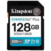 Memoria Sdxc Kingston 128Gb Canvas Goplus G4 C10 Uhs-I V30 (SDG4/128GB)