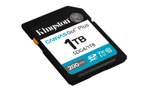 Memoria Sdxc Kingston 1Tb Canvas Go Plus G4 C10 Uhs-I V30 (SDG4/1TB) Memoria Sdxc Kingston 1Tb Canvas Go Plus G4 C10 Uhs-I V30 (SDG4/1TB)