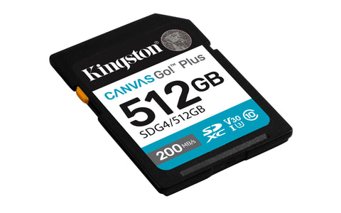 Memoria Sdxc Kingston 512Gb Canvas Goplus G4 C10 Uhs-I V30 (SDG4/512GB) Memoria Sdxc Kingston 512Gb Canvas Goplus G4 C10 Uhs-I V30 (SDG4/512GB)