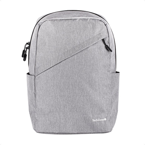 Mochila Backpack Techzone Classic  Tzlbp43015B-G  Para Laptop De 15.6 Gris Mochila Backpack Techzone Classic  Tzlbp43015B-G  Para Laptop De 15.6 Gris
