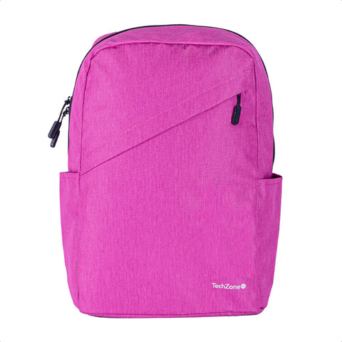 Mochila Backpack Techzone Classic  Tzlbp43015B-R  Para Laptop De 15.6 Rosa Mochila Backpack Techzone Classic  Tzlbp43015B-R  Para Laptop De 15.6 Rosa