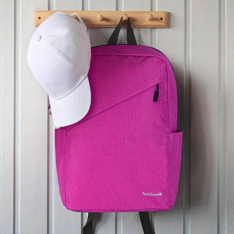 Mochila Backpack Techzone Classic  Tzlbp43015B-R  Para Laptop De 15.6 Rosa Mochila Backpack Techzone Classic  Tzlbp43015B-R  Para Laptop De 15.6 Rosa