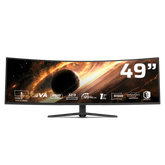 Monitor Gamer Balam Rush 49" VA 120Hz 1ms Ultra Wide Cosmos Titan MCT49X Negro