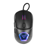 Mouse Gamer Game Factor Mog530-Bk Rgb Sensor Pixart 3327 12,000 Dpi 6200 Fps Con Software Negro
