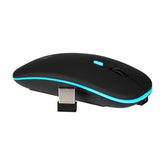 Mouse Vorago Inalambrico 2.4 Ghz Hasta 1600 Dpi Recargable Negro Rgb MO-307