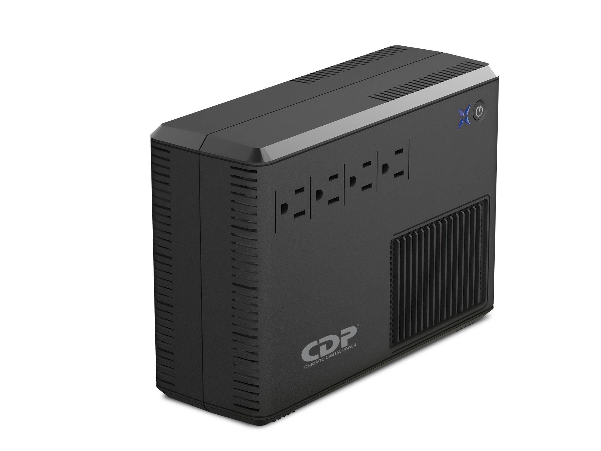 No Break CDP RUPR604 600VA / 300W - Respaldo Eléctrico Confiable - Evita Pérdida de Datos - Impecable Rendimiento