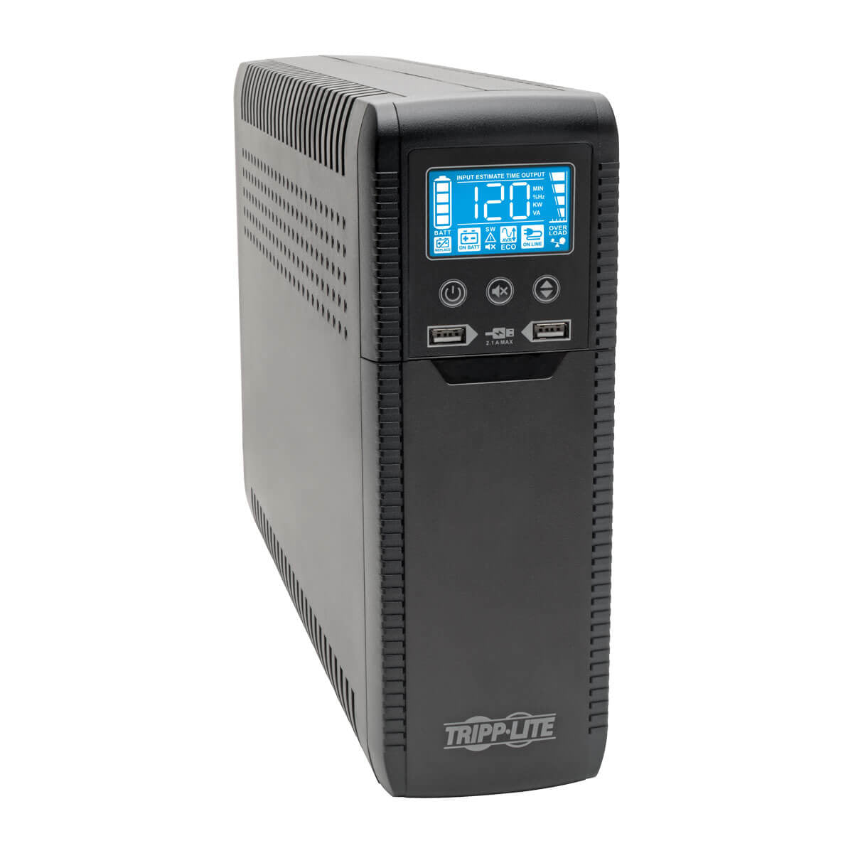UPS Interactivo TRIPP-LITE ECO1300LCD - Capacidad 1300VA/720W 120V con Respaldo de 7 Horas - Pantalla de Control Digital - Ahorro de Energía