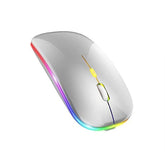 Mouse Nextep Inalambrico Bateria Recargable 500Mah 1600 Dpi Rgb 10M