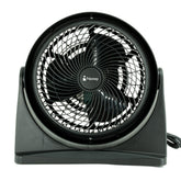 Ventilador De Escritorio Nextep 2En1 Inclinacion Y Velocidad Ajustable, 3 Aspas Plasticas, Silencioso, P/Corriente Electrica, Color Negro Ne-692