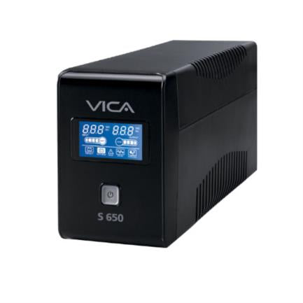 Nobreak Vica S 650Va/360W Pant Lcd 8 Contactos. 4 Tomas Reguladas Y 4 Con Respaldo Regulado Y Supresor Nobreak Vica S 650Va/360W Pant Lcd 8 Contactos. 4 Tomas Reguladas Y 4 Con Respaldo Regulado Y Supresor