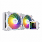 Enfriamiento Líquido Ocelot Gaming OEL240-2B | Radiador 240mm ARGB | 70 CFM Silencioso Intel y AMD | Diseño Elegante Blanco