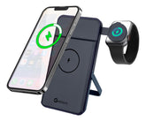 Power Bank Getttech 10000mAh Inalámbrico Batería Portátil 15W, USB Con Lightning Cargador Portátil Magnético Carga Rápida Compatible con iPhone