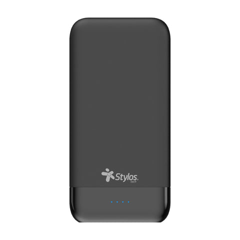 Power Bank Stylos 10000 Mah 2 Usb Led Ultra Safe Negro Stapwb1B Power Bank Stylos 10000 Mah 2 Usb Led Ultra Safe Negro Stapwb1B