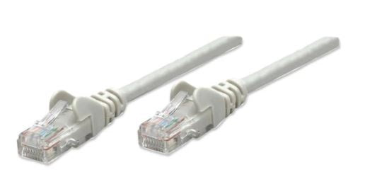 Cable de red - Cat5e, UTP RJ45 Macho / RJ45 Macho, 3.0 m, Color Gris, Contactos con baño de oro para una mejor conexión. - 319768