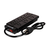 Barra Multicontacto Naceb NA-0707 | 9 Entradas de Alimentación | Protección Eléctrica para Múltiples Equipos