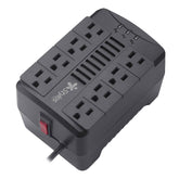 Regulador STYLOS 650W AVR STTR650B - Protección de Voltaje Compacta - Ideal para Hogar y Consolas - Confiabilidad Diaria