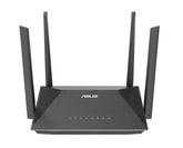 Router ASUS Gigabit Ethernet de Banda Dual RT-AX52 AX1800 con AiMesh - Inalámbrico, 1201 Mbit/s, 4x RJ-45, 2.4/5GHz, con 4 Antenas Externas.