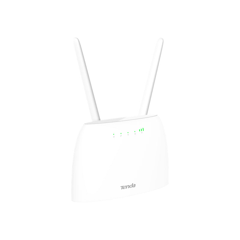 Router TENDA 4G06 Blanco - Compartición de Red Celular 4G con Ranura SIM - Internet en Cualquier Lugar - Conectividad Total