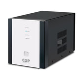 Regulador Cdp R-Avr5008 De 5000Va/2500W, 9 Contactos, Color Negro.