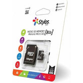 Memoria Micro SD Stylos 8GB STMS81B - Almacenamiento Confiable - Expansión Segura para Celulares y Audio