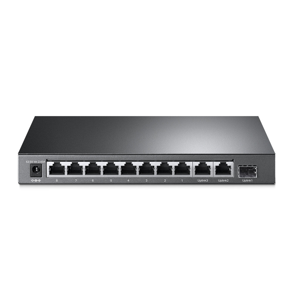 Switch de Escritorio TP-LINK TL-SG1210MP - 9 Puertos RJ45 PoE+ y 1 Puerto SFP - Ideal para Cámaras e IP - Potencia Profesional