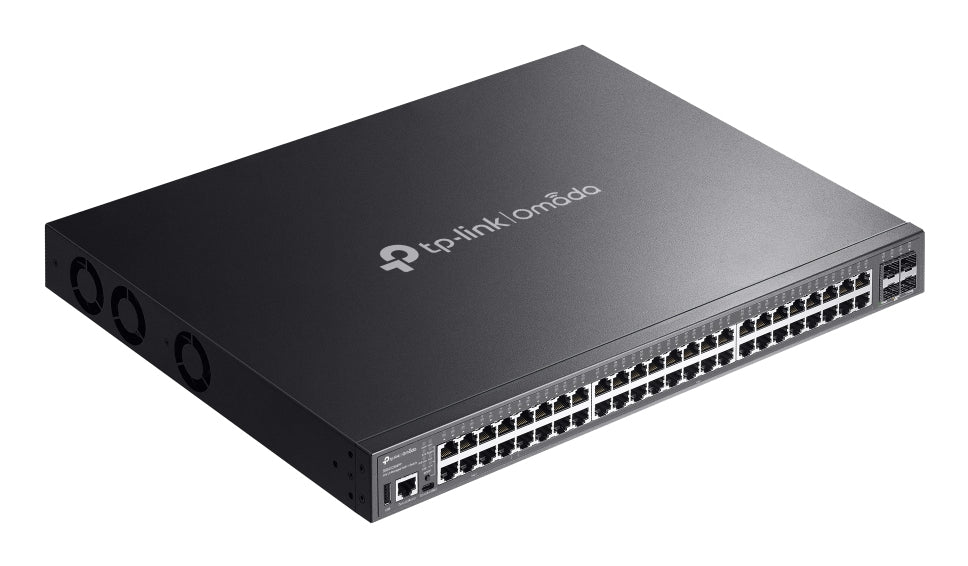 Switch Administrable Lite L3 Gigabit TP-LINK SG5452XMPP - 48 Puertos RJ45 (8 PoE++, 40 PoE+) y 4 SFP+ 10G - Infraestructura de Red Avanzada - Máxima Potencia