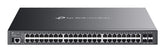 Switch Administrable Lite L3 Gigabit TP-LINK SG5452XMPP - 48 Puertos RJ45 (8 PoE++, 40 PoE+) y 4 SFP+ 10G - Infraestructura de Red Avanzada - Máxima Potencia