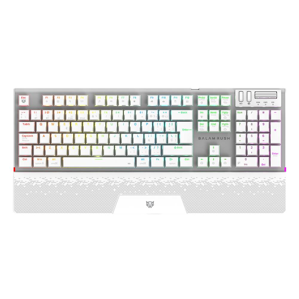 Teclado Gamer Inalámbrico Balam Rush Dominate Expert GK9791 - Conexión hasta 5 Dispositivos - Libertad Total sin Cables