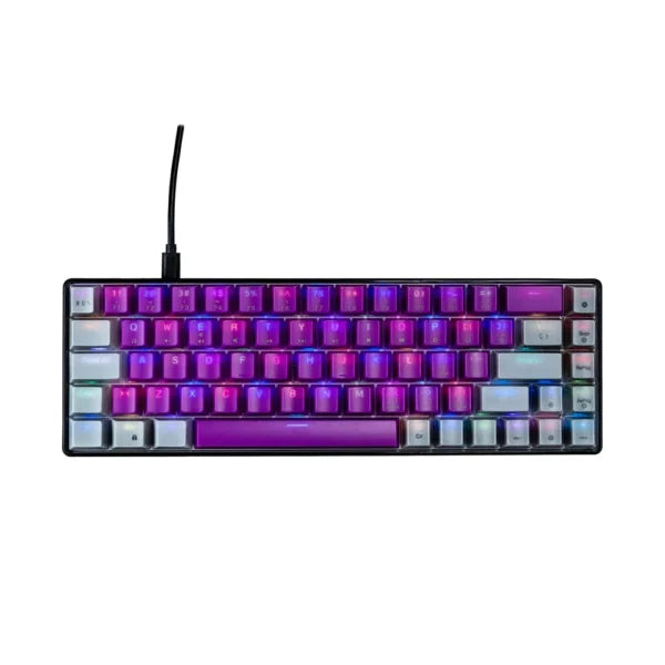 Teclado Mecánico Gamer 60% Naceb NA-0963M | Teclas Intercambiables | Tamaño Reducido para Mayor Espacio