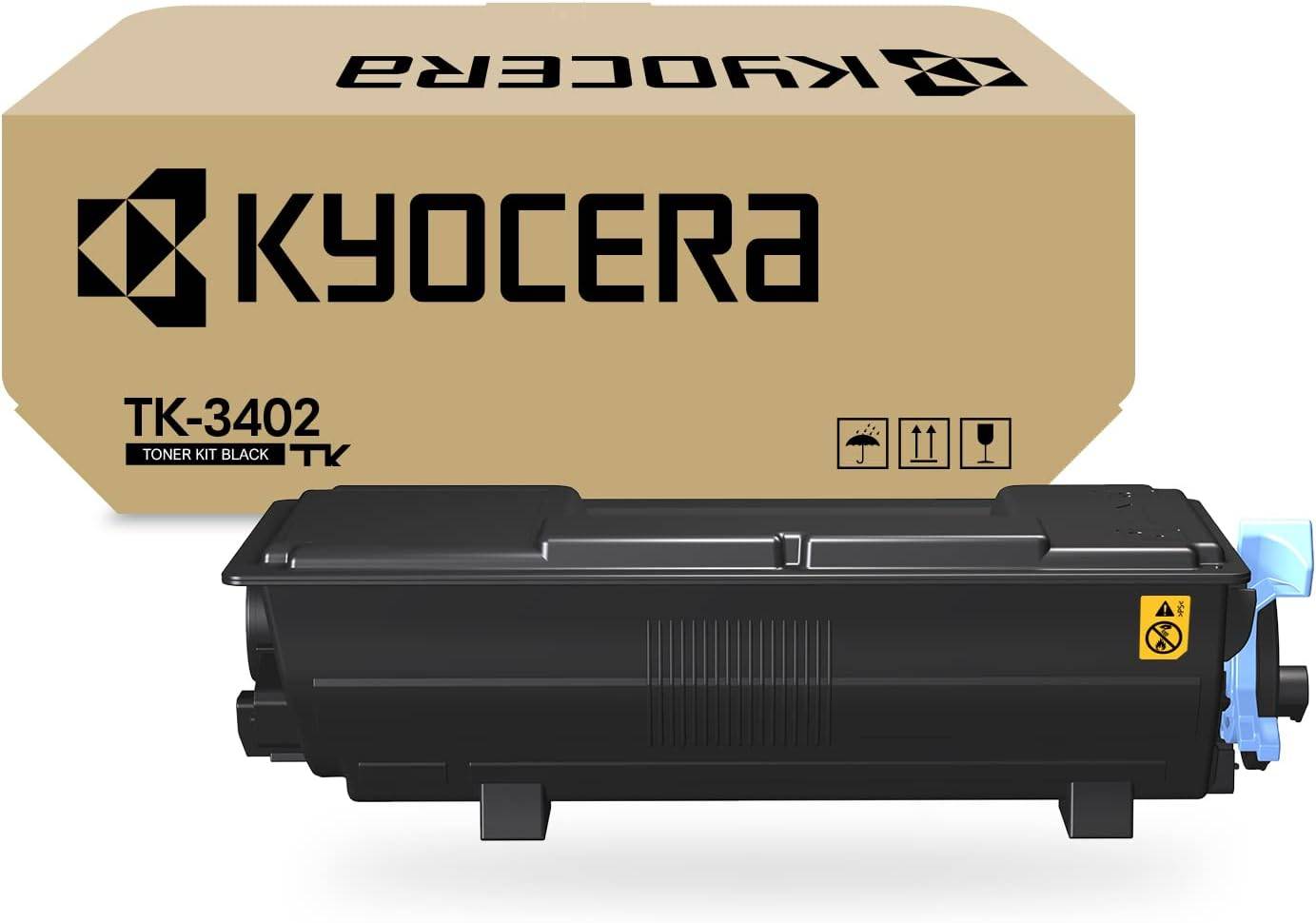 Toner Kyocera Tk-3402 (1T0C0Y0Us0). 12,500 Páginas, Negro, Compatible: Ma4500Ifx, Ma4500Ix, Pa4500X.