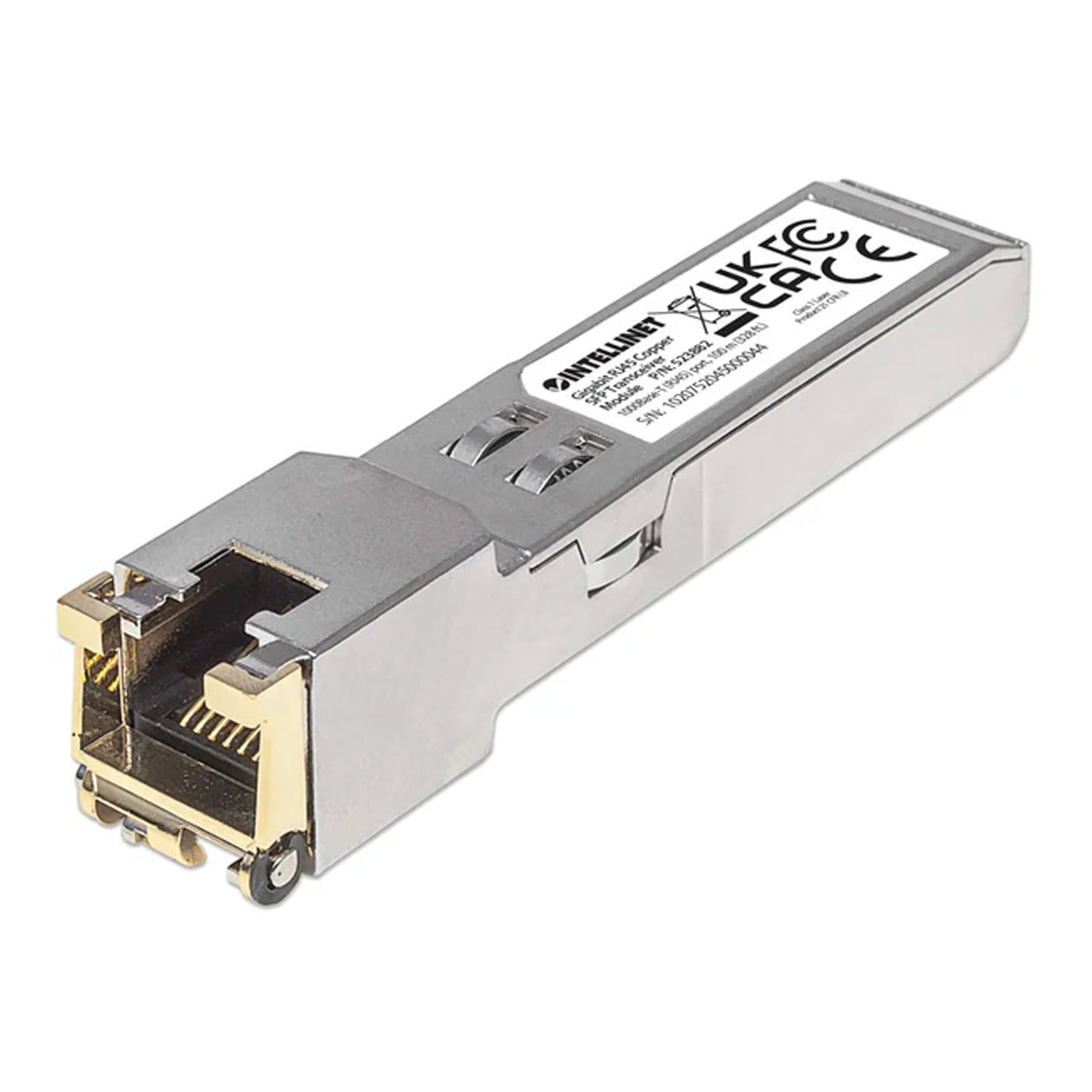 Modulo transceptor intellinet sfp gigabit cobre rj45, Ftp, 100M - 523882