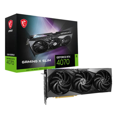 Tarjeta De Video Msi Geforce Rtx 4070 Super 12G Gaming X Slim Tarjeta De Video Msi Geforce Rtx 4070 Super 12G Gaming X Slim