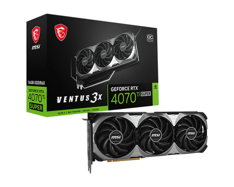 Tarjeta De Video Msi Geforce Rtx 4070 Ti Super 16G Ventus 3X Oc Tarjeta De Video Msi Geforce Rtx 4070 Ti Super 16G Ventus 3X Oc