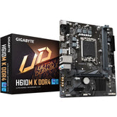 Tarjeta Madre Gigabyte H610M-K DDR4 LGA1700, 1x M.2 PCIe 3.0 Micro ATX Intel Oficina Hogar Ensamble