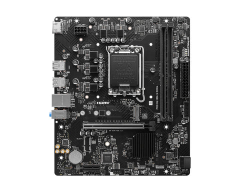 Tarjeta Madre Msi Pro H610M-S Lga Socket 1700 Ddr4 Pci_E1 Pcie 4.0 Tarjeta Madre Msi Pro H610M-S Lga Socket 1700 Ddr4 Pci_E1 Pcie 4.0