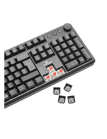 Teclado Gamer Yeyian Ytm-28207r Asward S3000 Mecanic Switch Rojo Rgb Teclado Gamer Yeyian Ytm-28207r Asward S3000 Mecanic Switch Rojo Rgb