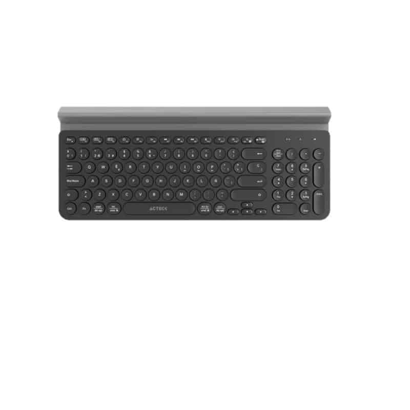 Teclado Acteck Multidispositivo Ti695, 3 Modos Bt, Negro (Ac-934206)