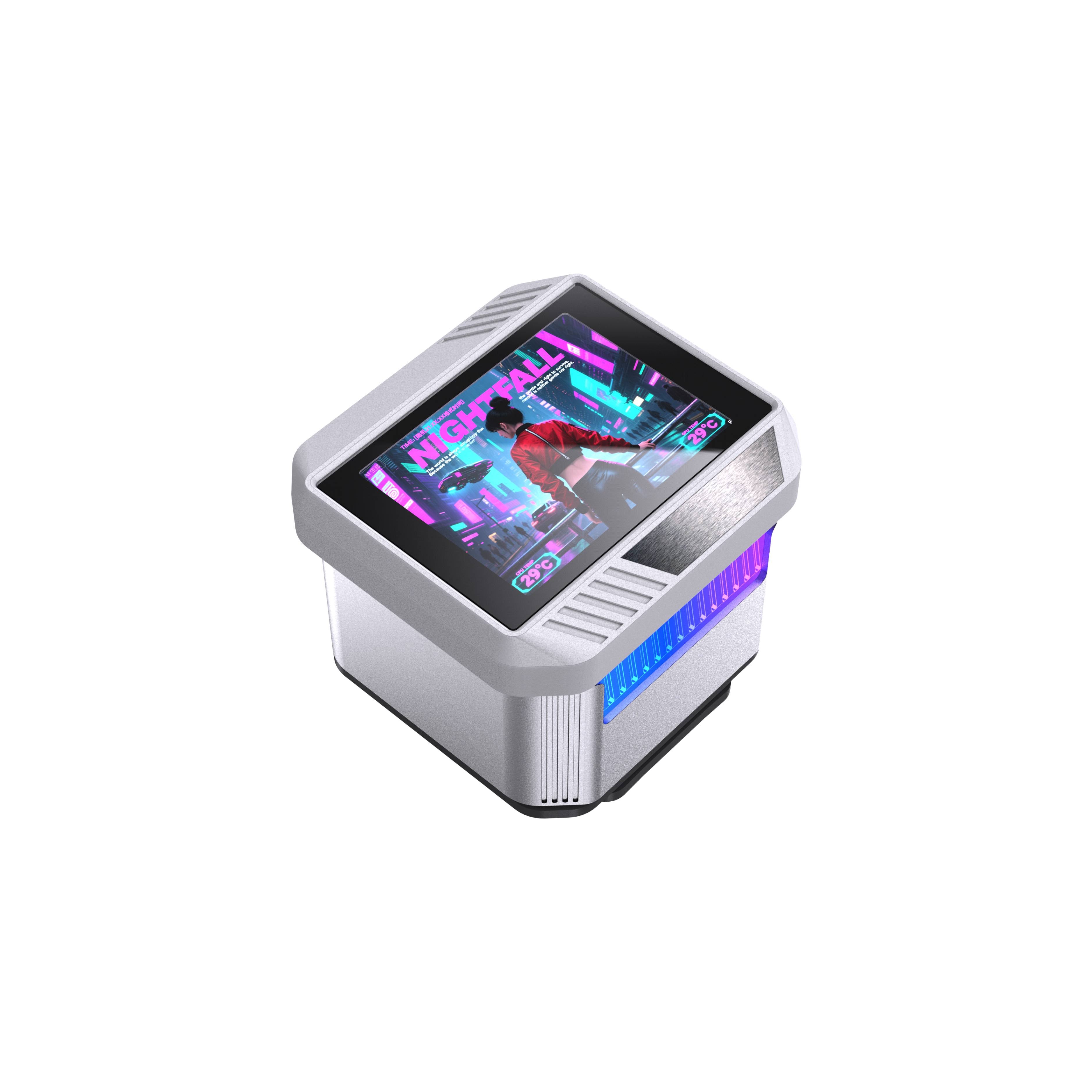 Enfriamiento Líquido Naceb Boreal 360mm Blanco NA-0657B | Pantalla LCD 2.8" ARGB | Rendimiento Extremo y Personalizable